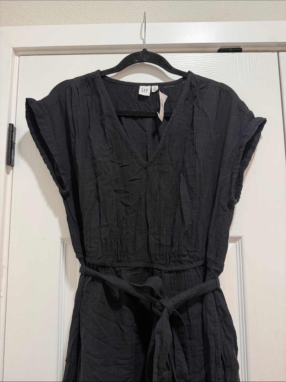 NWT Gap 100% Cotton Flare Dress Medium Tall - Picture 3 of 6